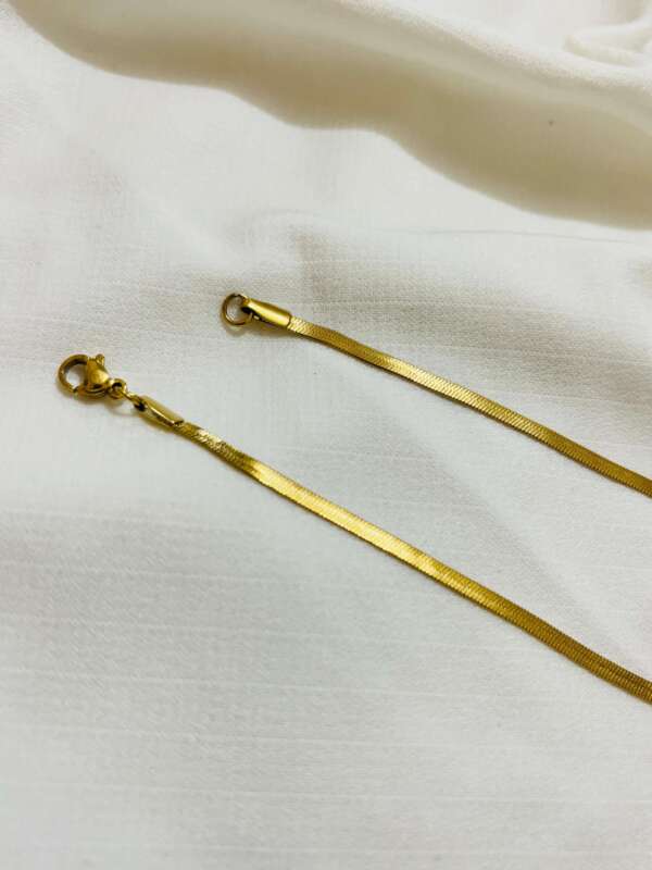 Unisex Gold Snake Chain