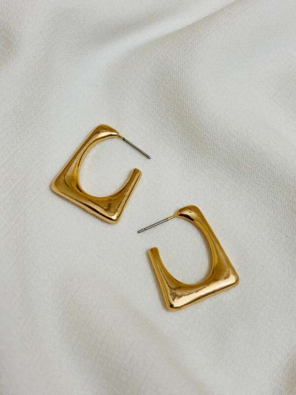 Rectangle Statement Earring