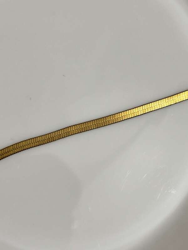 Unisex Gold Snake Chain